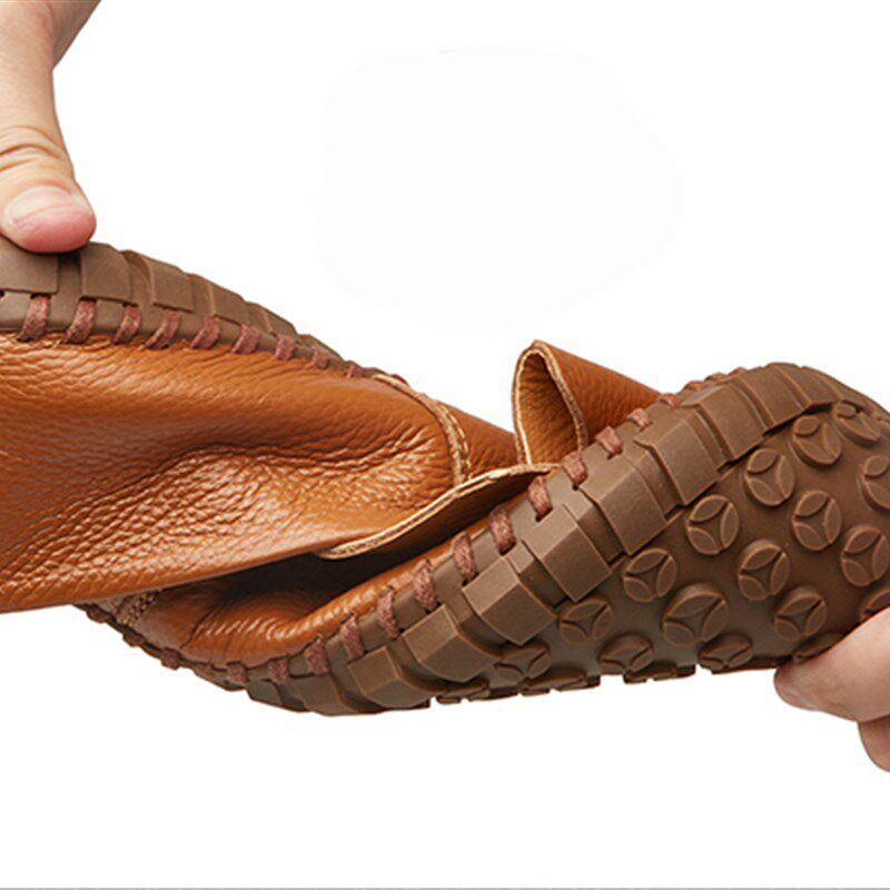 极速Mens Desiginer Shoes Leather Mens Loafers Fashion Handma