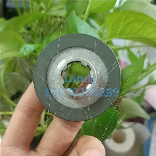 极速普瑞玛FDB08制动q器断电电磁煞车器抱闸盘摩擦片转子六齿 外