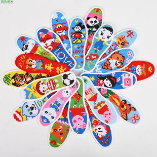 极速鞋垫十字绣自己绣儿童半成品手工刺绣卡通印花小X孩专用新款