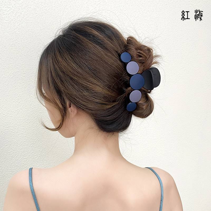 极速气质简约发夹女后脑勺发夹八字刘海盘发中P号抓夹鲨鱼夹发卡