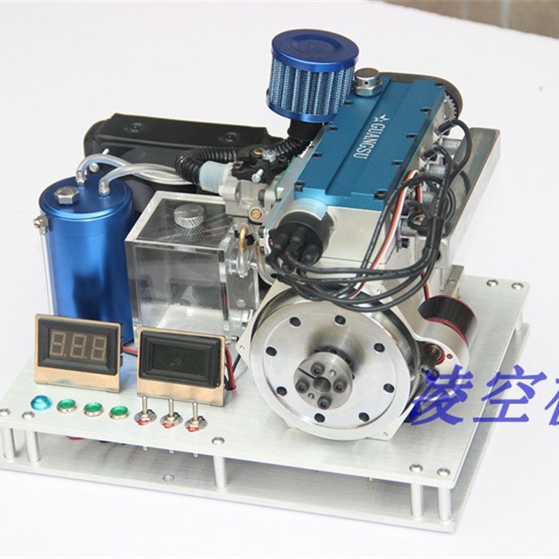 极速光夙西凤d6s1v8模型发动机36ccG改装配件电调水冷底座32cc油