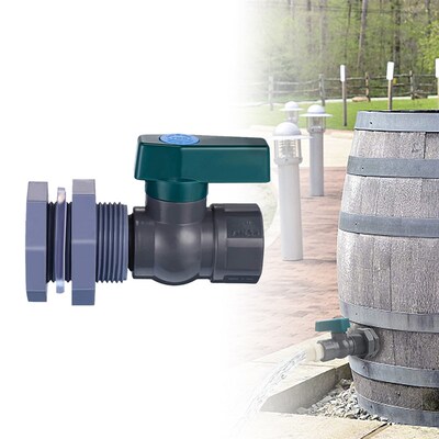 极速1 Set Rainj Barrel Diverter Kit, Water Barrel Spigot