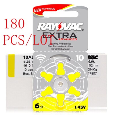 极速180 PCS Zinc Air  Extraw Performance Hearing Aid Batteri