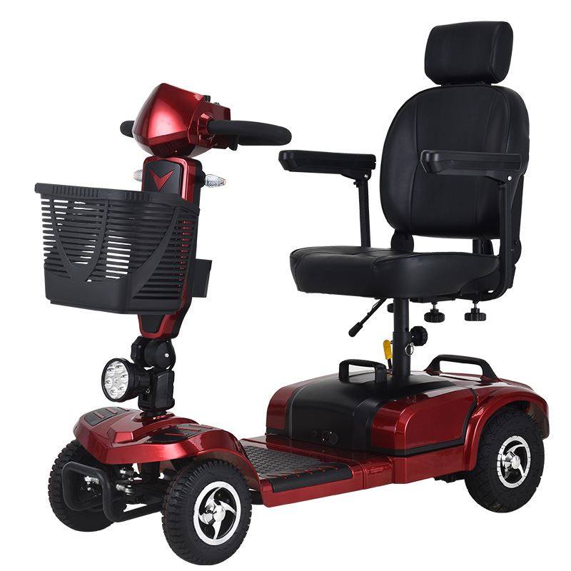 极速新款老年代步电动车可v折叠四轮家用接送孩子巴士车双人成人