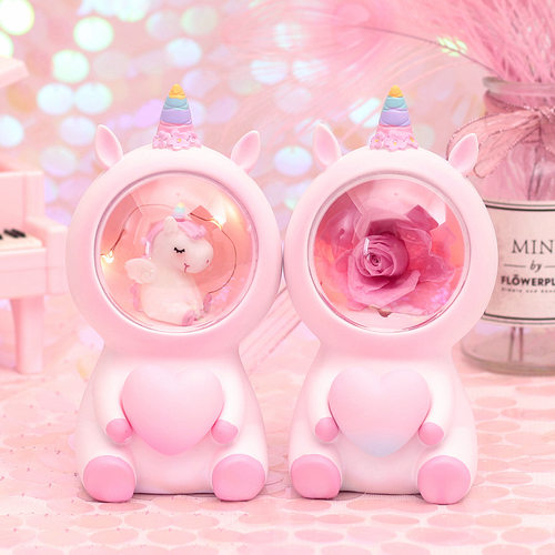 极速少女心inis爱心独角兽永生花星星灯送朋友爱人礼物女生房间装