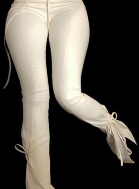 极速Nibber Fashionable Bandage Hollow Y2K StyQle Trousers Wo