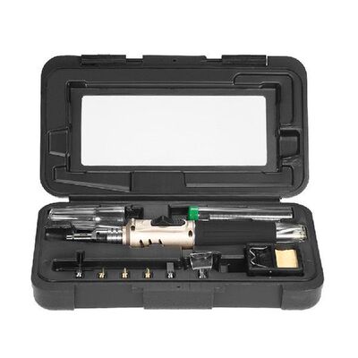 极速10 in 1 Professiqonal Gas Soldering Iron Set Pen-style