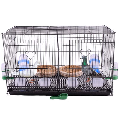 极速鸽子笼子家用鸽笼p白鸽养殖配对铁笼巢箱种鸽繁殖芦丁鸡笼大