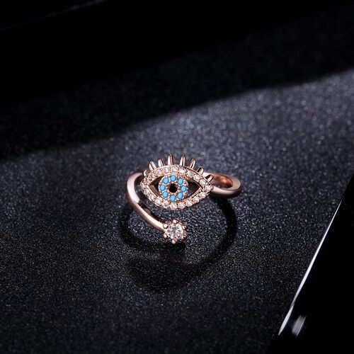 极速@Hot Fashion Women Jewelry Devils Eye Blue Eye Ope.ning