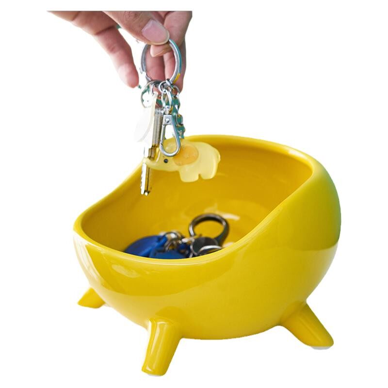 极速现代简约奶油风入o户玄关进门口鞋柜上钥匙收纳摆件创意桌面