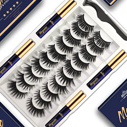 新品Magnetic Lashes with Eyeliner  Most Natural LookXing Mag