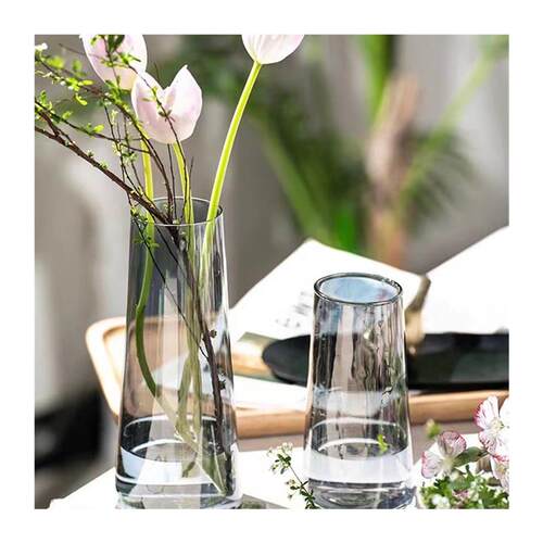 新品北欧ins风简约幻彩玻璃花瓶水培鲜花M插花小花瓶客厅水培创意