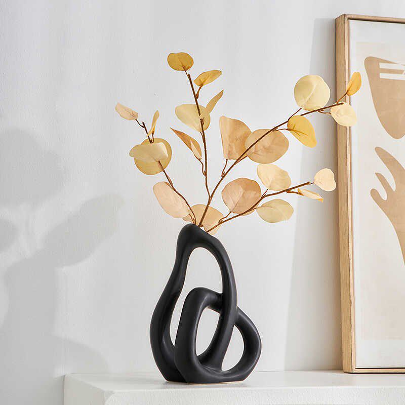 极速创意心形简约北欧家居陶x瓷摆件客厅民宿电视柜台面艺术装饰