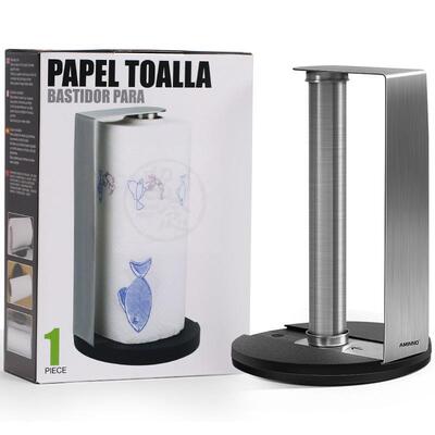 极速~Aimeno kitchen multifunctional large roOll paper rack E