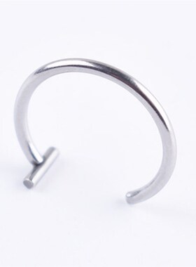 极速2PCS Women lips Rings Titanium sGteel Nose Ring Fake Nos