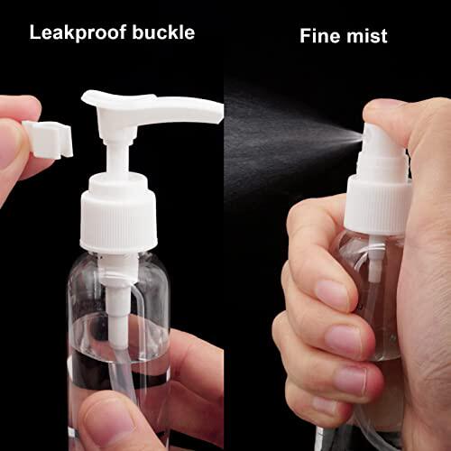 新品Travel Bottles Kit 15Pcs Plastic Travel BotRtle Leak Pro