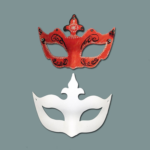 极速万圣节脸谱面具白 手绘幼儿园儿童diKy手工材料 卡通水果恐怖