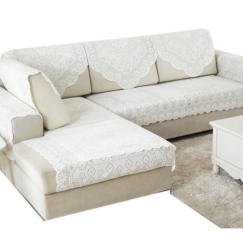 极速蕾丝沙发巾布艺盖布沙发垫简约现代客厅防Q滑四季通用靠背巾