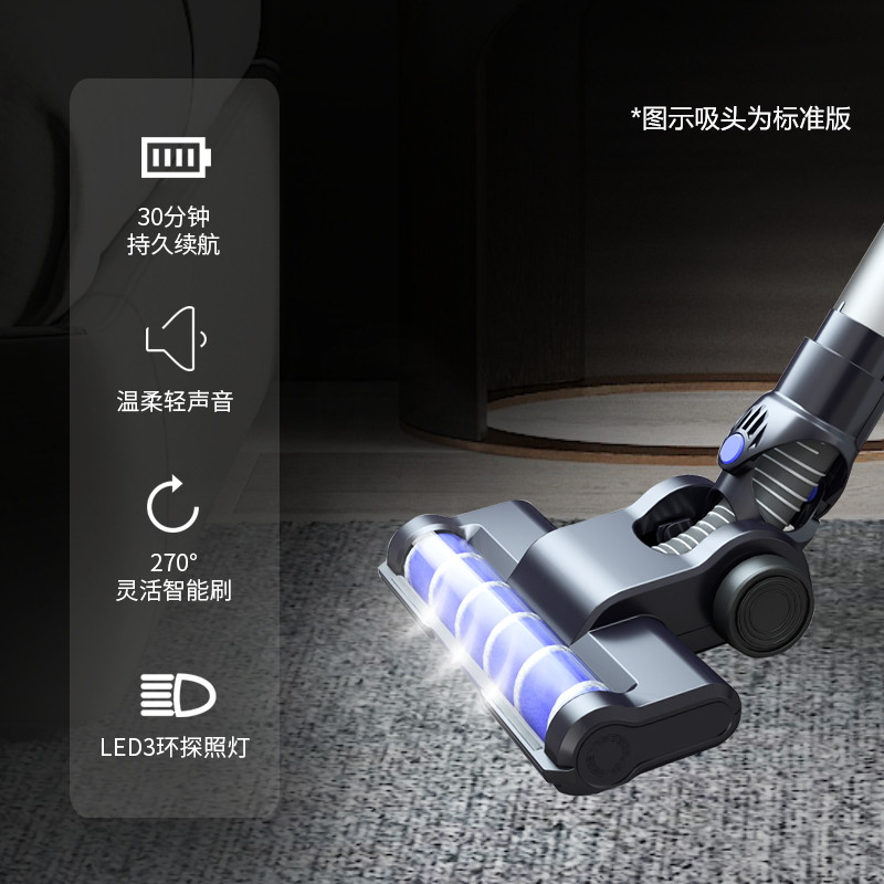 极速东亿无线吸尘器手持式家用车载大吸H力功率小型强力静音除螨