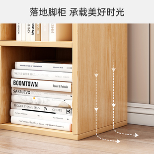 极速书架靠墙架i子置物架楼梯间收纳柜简易置物架展示架学生书柜