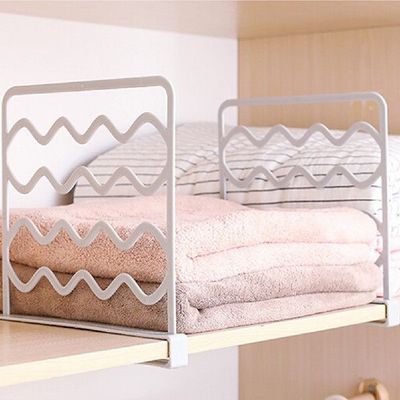 极速Home Bathroom Multifunctional Closet Shelf RClothes Divi