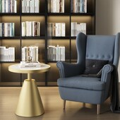 新品 边几轻奢大理石岩板茶几沙发边桌客厅家用小圆U桌酒店会议洽