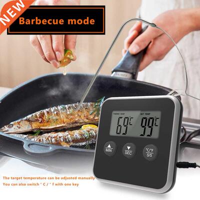 新品Food Coogking Digital Probe Timer Thermometer Kitchen BB