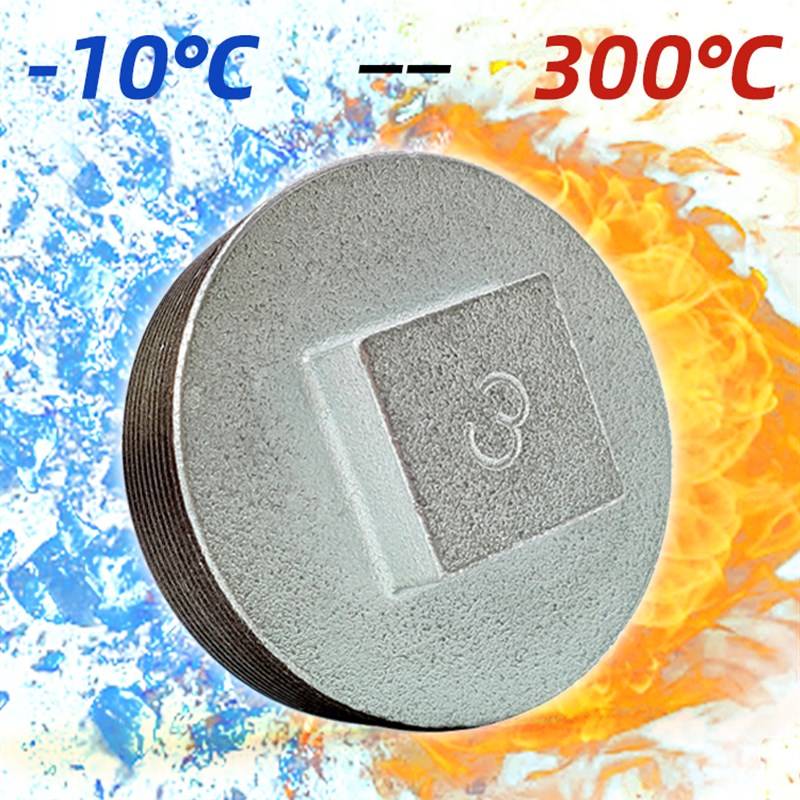 热销镀锌堵头1管堵水管堵塞头dn堵z帽50封口塞4分铸铁32铁65丝堵2