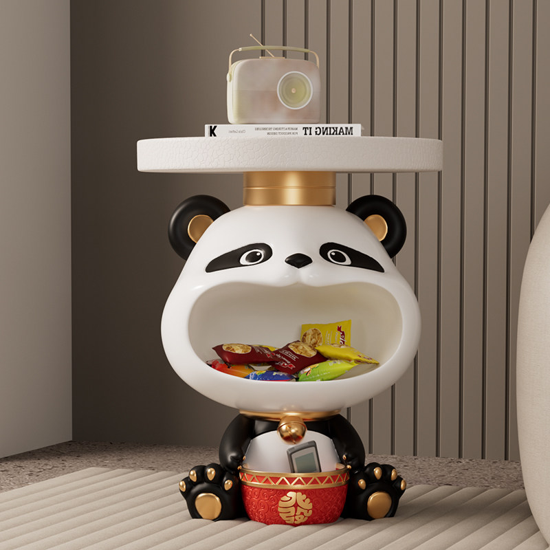 速发边意国潮文创地猫摆件客厅落熊沙发创几可爱卧室床头柜收纳置,家居饰品,落地摆件,淘宝优惠券,粉丝福利购,淘宝优惠卷