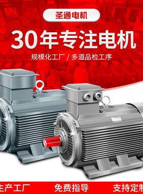 铜芯2极三相异步电动机380VYE3-200L2-2P37千瓦铜线马达