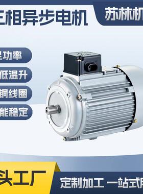 铝壳铜线机械设备用电机定制YS7122/750W三相电机马达电机定做