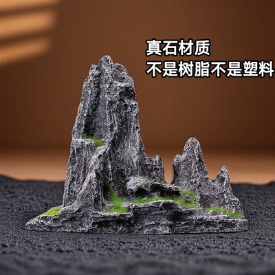 真石头假山，不是树脂