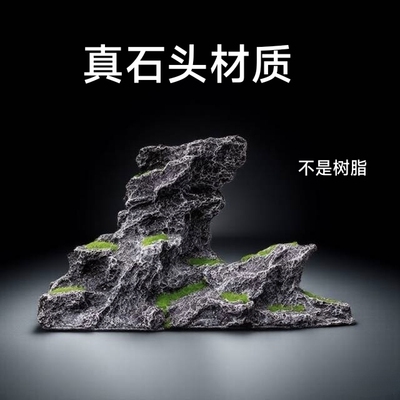 真石头假山，不是树脂