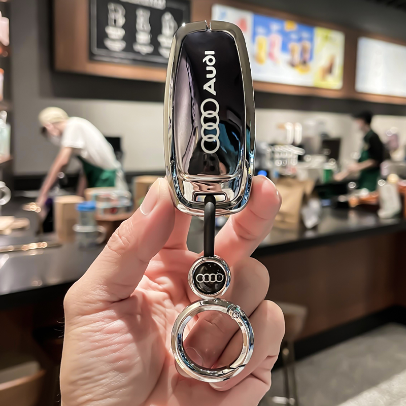 速发e用q4适tao套24款a6l男q7合金a车q a8 r4l壳q5l扣a7包