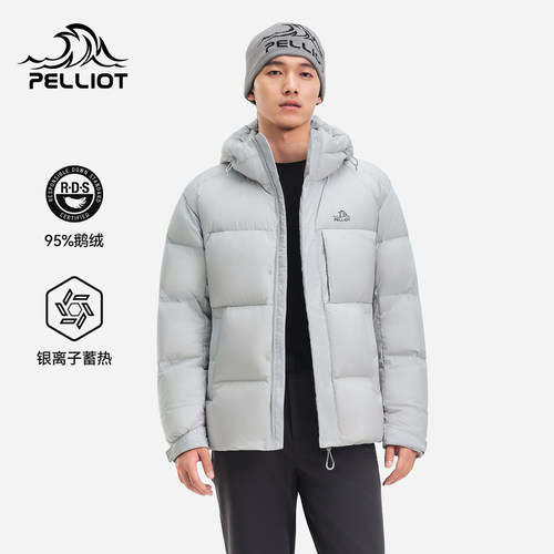 伯希和户外800蓬羽绒服保暖连帽