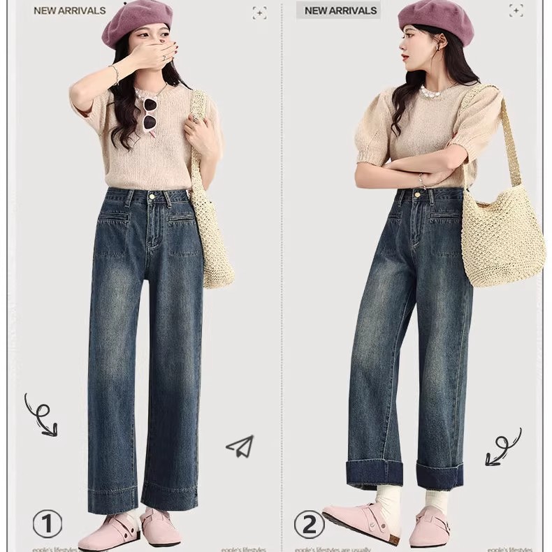 【牛仔系列】韩系时尚牛仔背小众显瘦半身裙高腰牛仔裤阔腿裤mh 【牛仔系列】韩系时尚牛仔背小众显瘦半身裙高腰牛仔裤阔腿裤mh