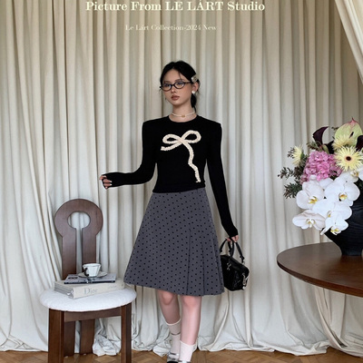 【韩系穿搭】针织衫春秋款女2025新款秋季内搭短款打底衫L