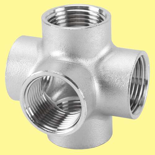 新品304不锈钢五通l接头2/3/4分6分1寸1.2寸1.5寸内螺纹外丝牙水