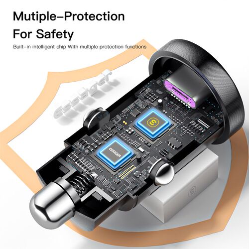 新品Essager 45W USB Carr Charger QC 4.0 PD 3.0 SCP 5A USB Ty