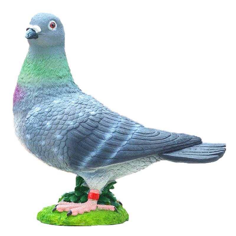 极速花园庭院装饰品鸽子摆件景观雕塑鸟类模型白鸽T展翅家居树脂