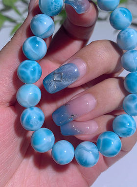 极速海纹石吊坠天然海纹石v手串海纹石单珠拉利玛石拉利玛海纹石