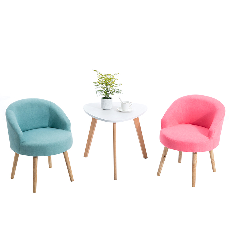 极速休闲桌椅组合阳台桌椅三件套现代简约卧室客R厅小茶几实木沙