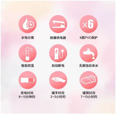 极速Youshui rabbit nfur hand warmer rechargeable warmer Cuti