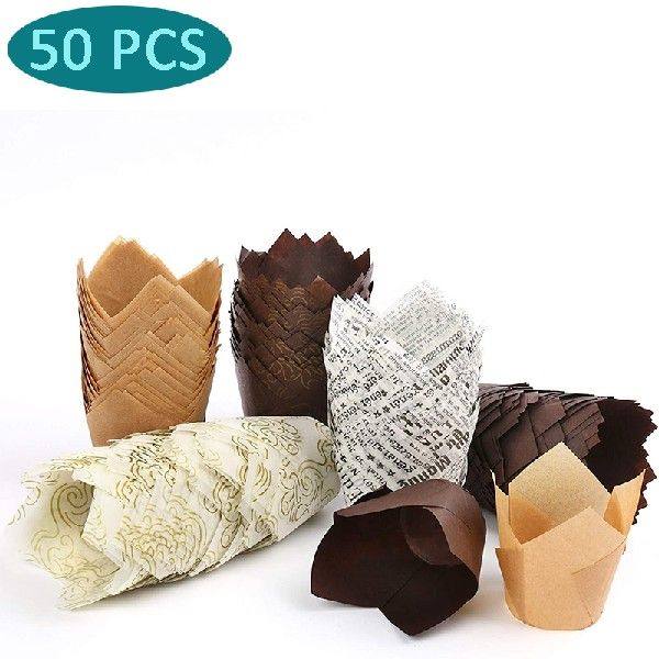 极速Cupcake Liners Muffin Baking Cupcake LineQrs Holders Bak