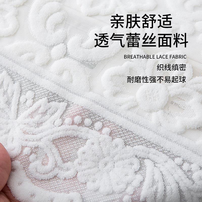 新品印表机防尘罩简约纯色v蕾丝盖巾办公传真机咖啡机电脑净化器