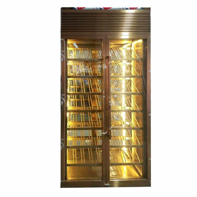 极速不锈钢酒柜欧l式家用红酒柜酒吧展示柜餐厅别墅红酒架恒温柜