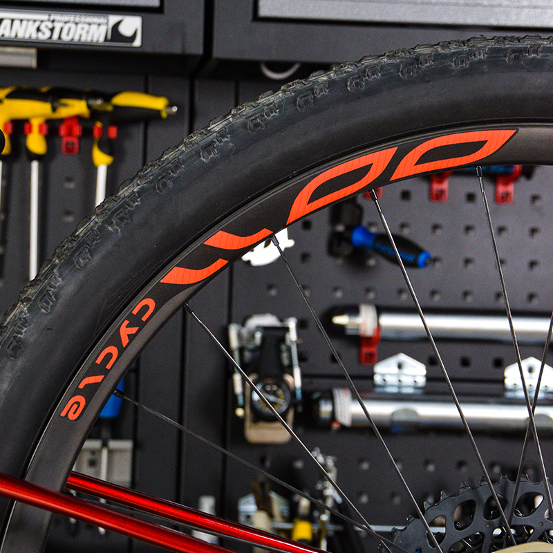 极速山地自行车0011碳钎维轮组贴纸车圈装饰改色单车车.轮贴纸换