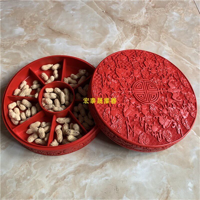 极速漆雕糖果盒   福禄寿喜    百年好合I   婚庆礼品   新娘陪嫁