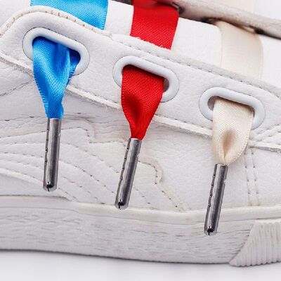 极速Colorful Ribbon 25MM Wide Shoelaces 60-180cm with .Black