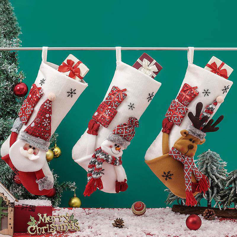 极速2023热卖圣n诞袜礼物袋圣诞节装饰品圣诞袜套圣诞挂件礼品袋